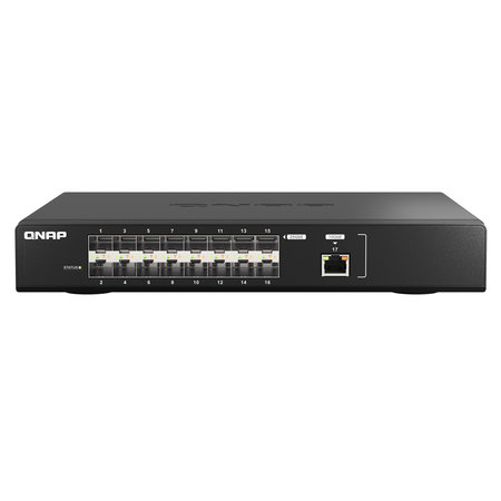 QNAP QNAP QSW-M5216-1T netwerk-switch Managed L2 10G Ethernet (100/1000/10000) Zwart