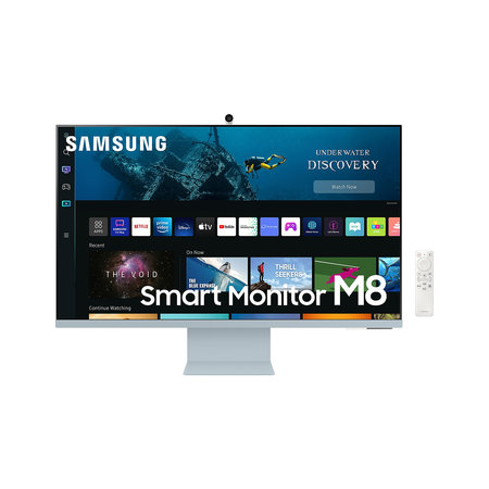 Samsung Displays Samsung S32BM80BUU 81,3 cm (32") 3840 x 2160 Pixels 4K Ultra HD Blauw, Wit