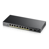 Zyxel GS1100-10HP v2 Unmanaged Gigabit Ethernet (10/100/1000) Power over Ethernet (PoE) Zwart