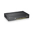 Zyxel Zyxel GS1920-8HPV2 Managed Gigabit Ethernet (10/100/1000) Power over Ethernet (PoE) Zwart