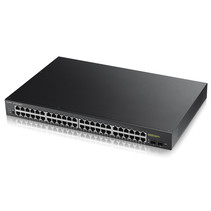 Zyxel GS1900-48HP Managed L2 Gigabit Ethernet (10/100/1000) Power over Ethernet (PoE) Zwart