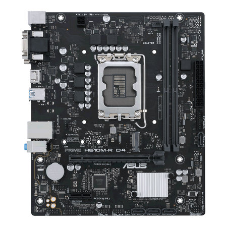 Asus ASUS PRIME H610M-R D4 Intel H610 LGA 1700 micro ATX