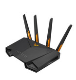 Asus ASUS 90IG0790-MO3B00 draadloze router Gigabit Ethernet Dual-band (2.4 GHz / 5 GHz) Zwart, Oranje