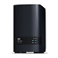 Western Digital Western Digital My Cloud EX2 Ultra 3.5 Inch 2 bay My Cloud EX2 Ultra NAS, 8TB, Zwart