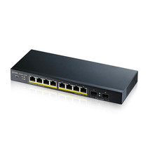 Zyxel GS1900-10HP Managed L2 Gigabit Ethernet (10/100/1000) Power over Ethernet (PoE) Zwart