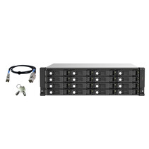 QNAP TL-R1620Sep-RP HDD-behuizing Zwart, Grijs 2.5/3.5"