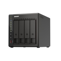 QNAP TS-453E NAS Tower Ethernet LAN Zwart J6412