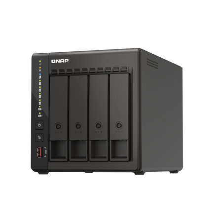 QNAP QNAP TS-453E NAS Tower Ethernet LAN Zwart J6412