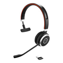 Jabra Evolve 65 Headset Bedraad en draadloos Hoofdband Oproepen/muziek USB Type-A Bluetooth Oplaadhouder Zwart