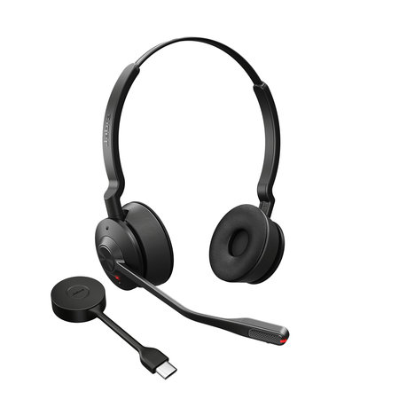 Jabra Jabra Engage 55 Headset Draadloos oorhaak Kantoor/callcenter Zwart, Titanium