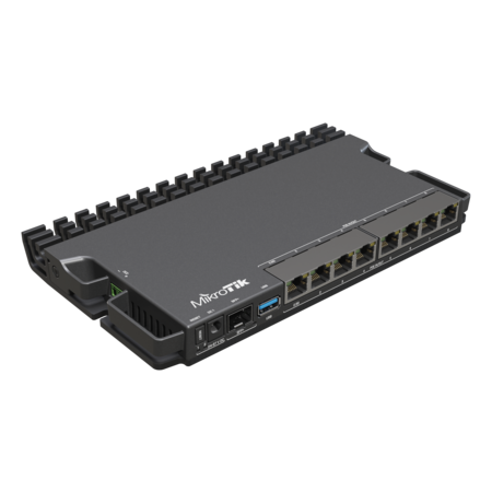 Mikrotik Mikrotik RB5009UPR+S+IN bedrade router 2.5 Gigabit Ethernet, Gigabit Ethernet Zwart
