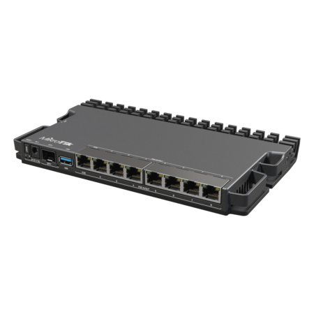 Mikrotik Mikrotik RB5009UPR+S+IN bedrade router 2.5 Gigabit Ethernet, Gigabit Ethernet Zwart
