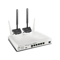 DrayTek V2865LAC draadloze router Gigabit Ethernet Dual-band (2.4 GHz / 5 GHz) 4G Grijs
