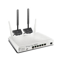 DrayTek V2865LAC draadloze router Gigabit Ethernet Dual-band (2.4 GHz / 5 GHz) 4G Grijs