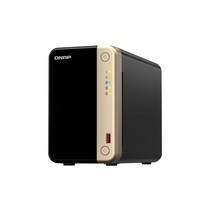 QNAP TS-264 NAS Tower Ethernet LAN Zwart, Goud N5095