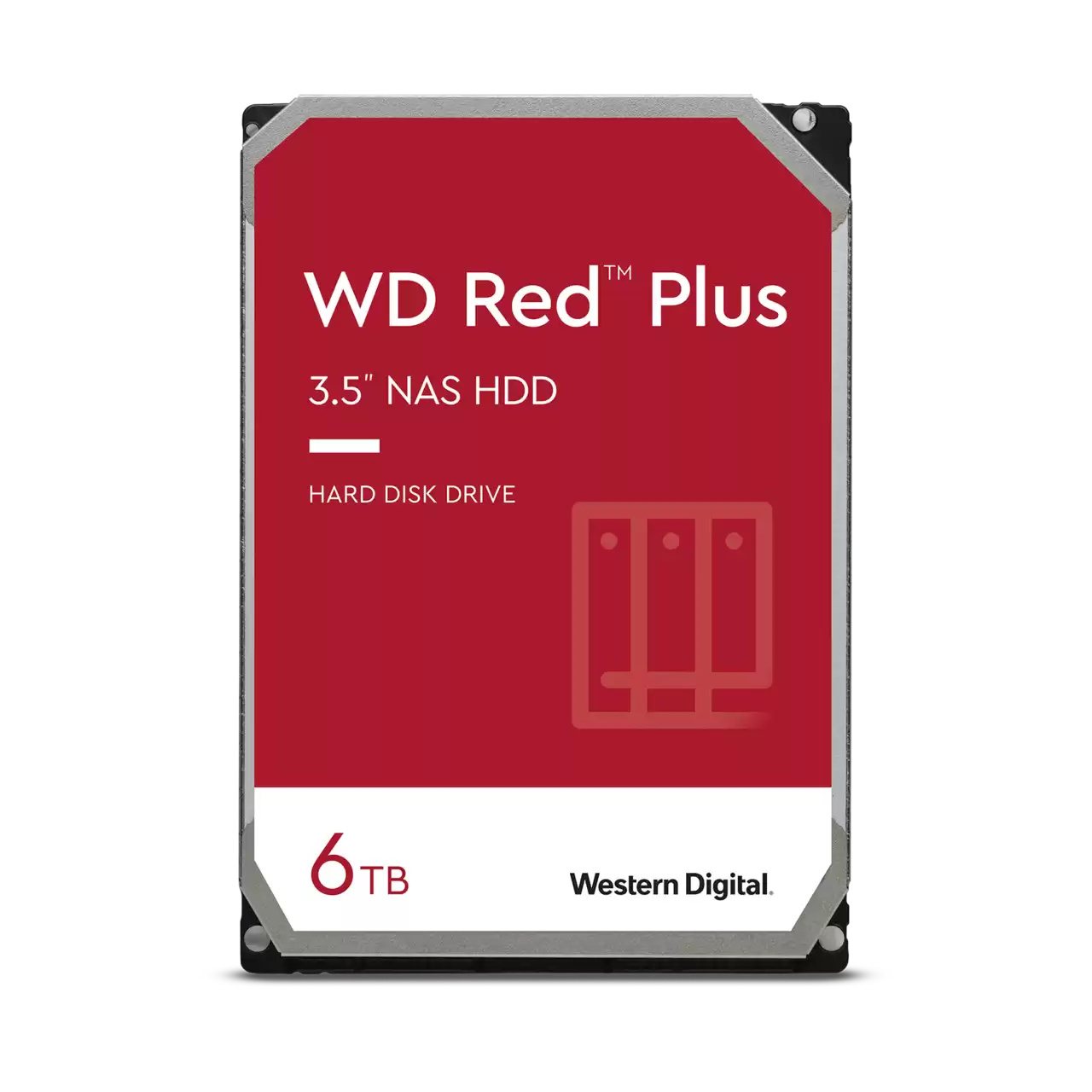 Western Digital Red Plus WD60EFPX interne schijf 3.5" 6000 GB SATA III My Media