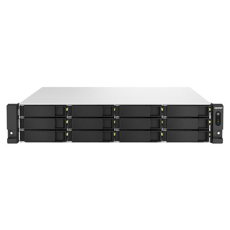 QNAP QNAP TS-H1887XU-RP NAS Rack (2U) Ethernet LAN Zwart, Wit E-2336