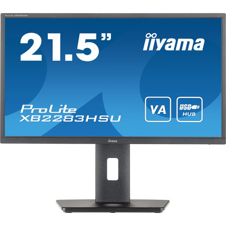 Iiyama iiyama ProLite XB2283HSU-B1 computer monitor 54,6 cm (21.5") 1920 x 1080 Pixels Full HD LED Zwart