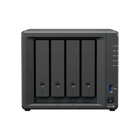 Synology Synology DiskStation DS423+ data-opslag-server NAS Rack (8U) Ethernet LAN Zwart J4125