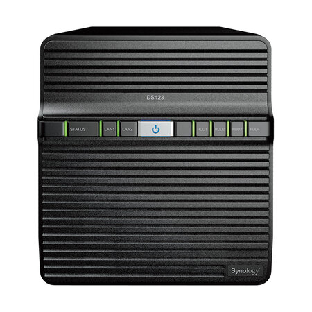 Synology Synology DiskStation DS423 data-opslag-server NAS Ethernet LAN Zwart RTD1619B