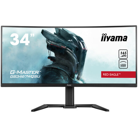 Iiyama iiyama G-MASTER GB3467WQSU-B5 computer monitor 86,4 cm (34") 3440 x 1440 Pixels UltraWide Quad HD LED Zwart