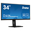 Iiyama iiyama ProLite XUB3493WQSU-B5 computer monitor 86,4 cm (34") 3440 x 1440 Pixels UltraWide Quad HD LED Zwart