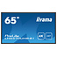 Iiyama iiyama LH6570UHB-B1 beeldkrant Digitale signage flatscreen 163,8 cm (64.5") VA 700 cd/m² 4K Ultra HD Zwart Type processor Android 9.0 24/7
