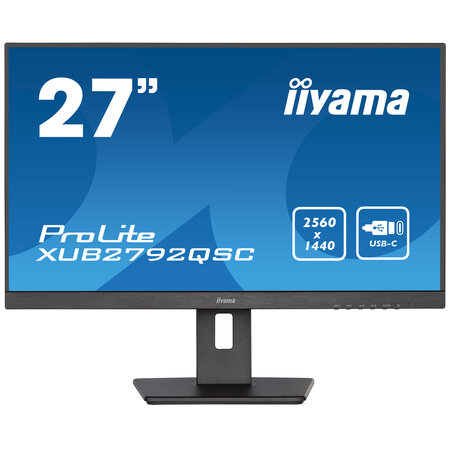 Iiyama iiyama ProLite 68,6 cm (27") 2560 x 1440 Pixels Wide Quad HD LED Zwart