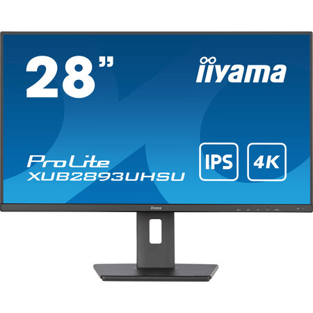 Iiyama iiyama ProLite 71,1 cm (28") 3840 x 2160 Pixels 4K Ultra HD LED Zwart