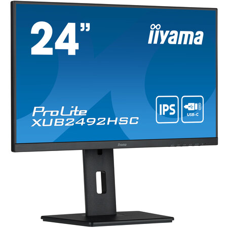 Iiyama iiyama ProLite XUB2492HSC-B5 LED display 61 cm (24") 1920 x 1080 Pixels Full HD Zwart