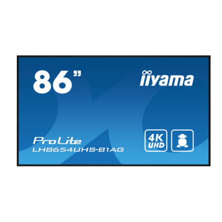 Iiyama iiyama ProLite To Be Updated 2,17 m (85.6") 3840 x 2160 Pixels 4K Ultra HD LED Zwart