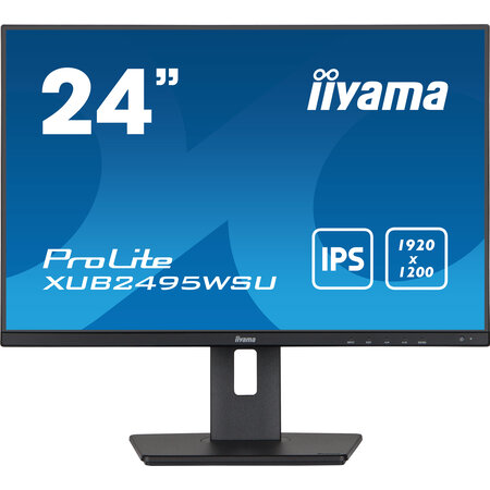 Iiyama iiyama ProLite XUB2495WSU-B5 computer monitor 61,2 cm (24.1") 1920 x 1200 Pixels WUXGA LCD Zwart