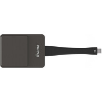 iiyama WP D002C Smart TV-dongle USB 4K Ultra HD Zwart, Zilver