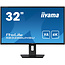 Iiyama iiyama ProLite XB3288UHSU-B5 computer monitor 80 cm (31.5") 3840 x 2160 Pixels 4K Ultra HD LCD Zwart