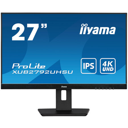 Iiyama iiyama ProLite XUB2792UHSU-B5 computer monitor 68,6 cm (27") 3840 x 2160 Pixels 4K Ultra HD LED Zwart