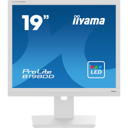 Iiyama iiyama ProLite B1980D-W5 computer monitor 48,3 cm (19") 1280 x 1024 Pixels SXGA LCD Wit