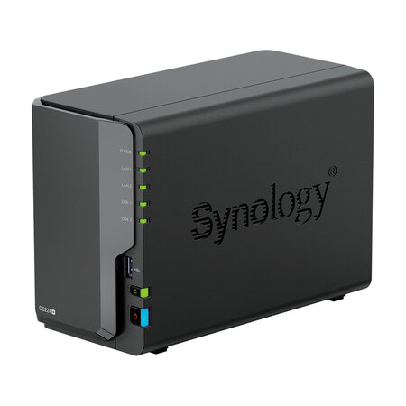 Synology Synology DiskStation DS224+ data-opslag-server NAS Desktop Ethernet LAN Zwart J4125