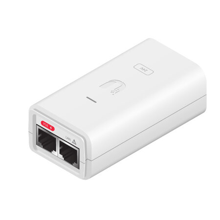Ubiquiti Ubiquiti POE-24-12W-G-WH PoE adapter & injector Gigabit Ethernet 24 V