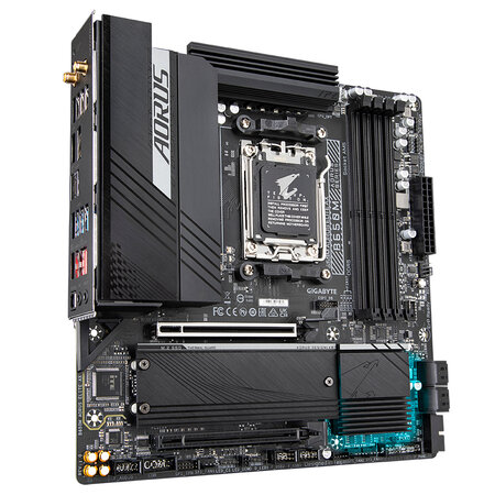 Gigabyte Gigabyte B650M AORUS ELITE AX moederbord AMD B650 Socket AM5 micro ATX