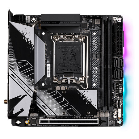 Gigabyte Gigabyte B760I AORUS PRO DDR4 moederbord Intel B760 Express LGA 1700 mini ITX