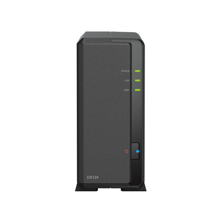 Synology Synology DiskStation DS124 data-opslag-server NAS Desktop Ethernet LAN Zwart RTD1619B