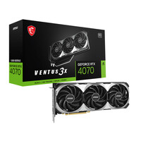 MSI GEFORCE RTX 4070 VENTUS 3X E 12G OC videokaart NVIDIA 12 GB GDDR6X