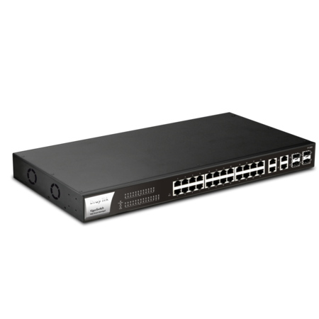 Draytek Draytek VigorSwitch P1282 24 poorts Gigabit