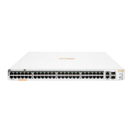 HP Enterprise Aruba Instant On 1960 48G 40p Class4 8p Class6 PoE 2XGT 2SFP+ 600W Managed L2+ Gigabit Ethernet (10/100/1000) Power over Ethernet (PoE) 1U Wit