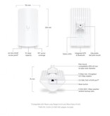 Ubiquiti Ubiquiti UISP WAVE-AP-MICRO bridge & repeater 5000 Mbit/s Wit