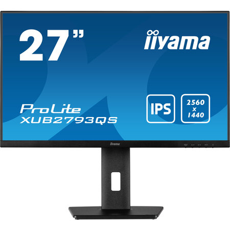 Iiyama iiyama ProLite XUB2793QS-B1 computer monitor 68,6 cm (27") 2560 x 1440 Pixels Wide Quad HD LED Zwart