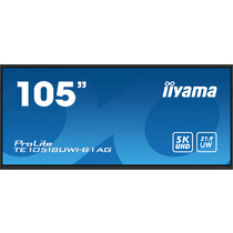 iiyama PROLITE Digitaal A-kaart 2,67 m (105") LED Wifi 450 cd/m² 5K Ultra HD Zwart Touchscreen Type processor Android 24/7