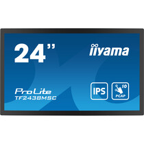 iiyama PROLITE Digitaal A-kaart 61 cm (24") LED 600 cd/m² Full HD Zwart Touchscreen