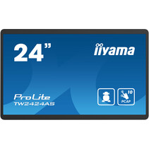 iiyama TW2424AS-B1 beeldkrant Digitale signage flatscreen 60,5 cm (23.8") Wifi 250 cd/m² 4K Ultra HD Zwart Touchscreen Type processor Android 24/7