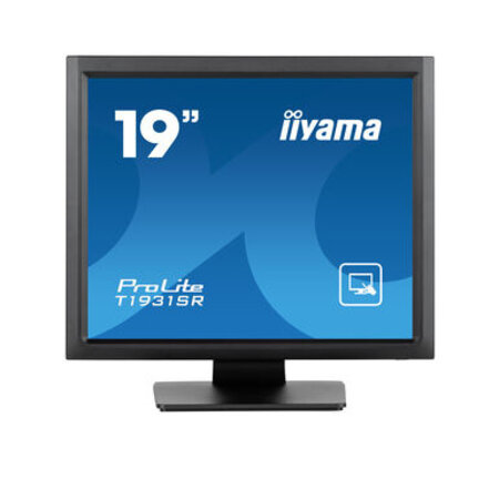 Iiyama iiyama ProLite T1931SR-B1S computer monitor 48,3 cm (19") 1280 x 1024 Pixels SXGA LCD Touchscreen Zwart